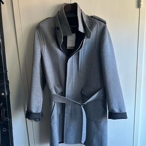Ports 1961 NWT Military Grey Pea Coat